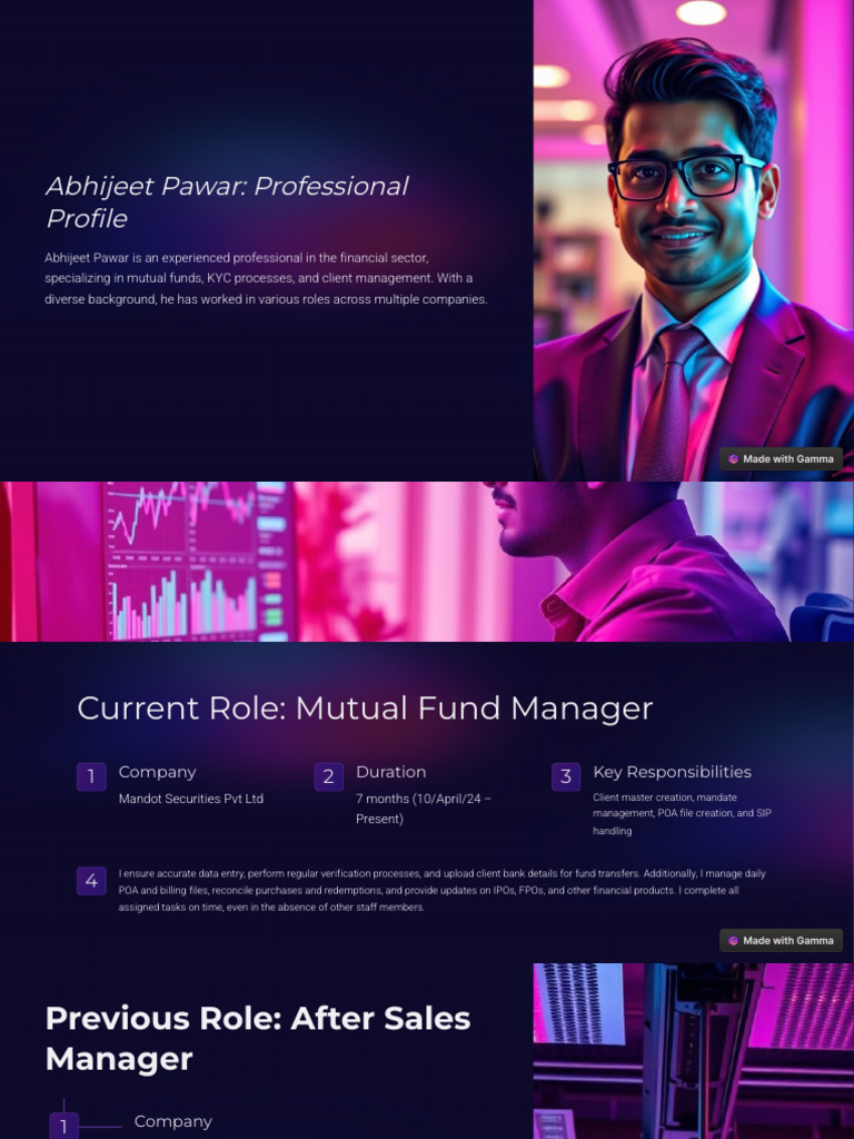 Abhijeet pawar professional profile pdf business