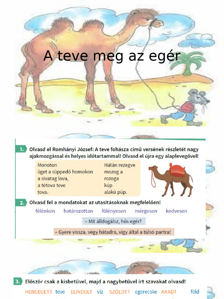 A Teve Meg Az Egér - 62-65.o. | PDF