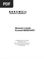 Kurzweil Midiboard V3 Manual