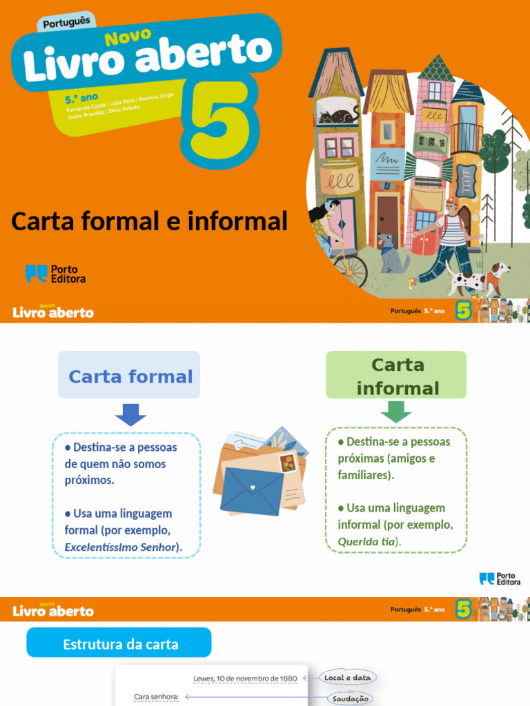 Estrutura de Cartas Formais e Informais | PDF