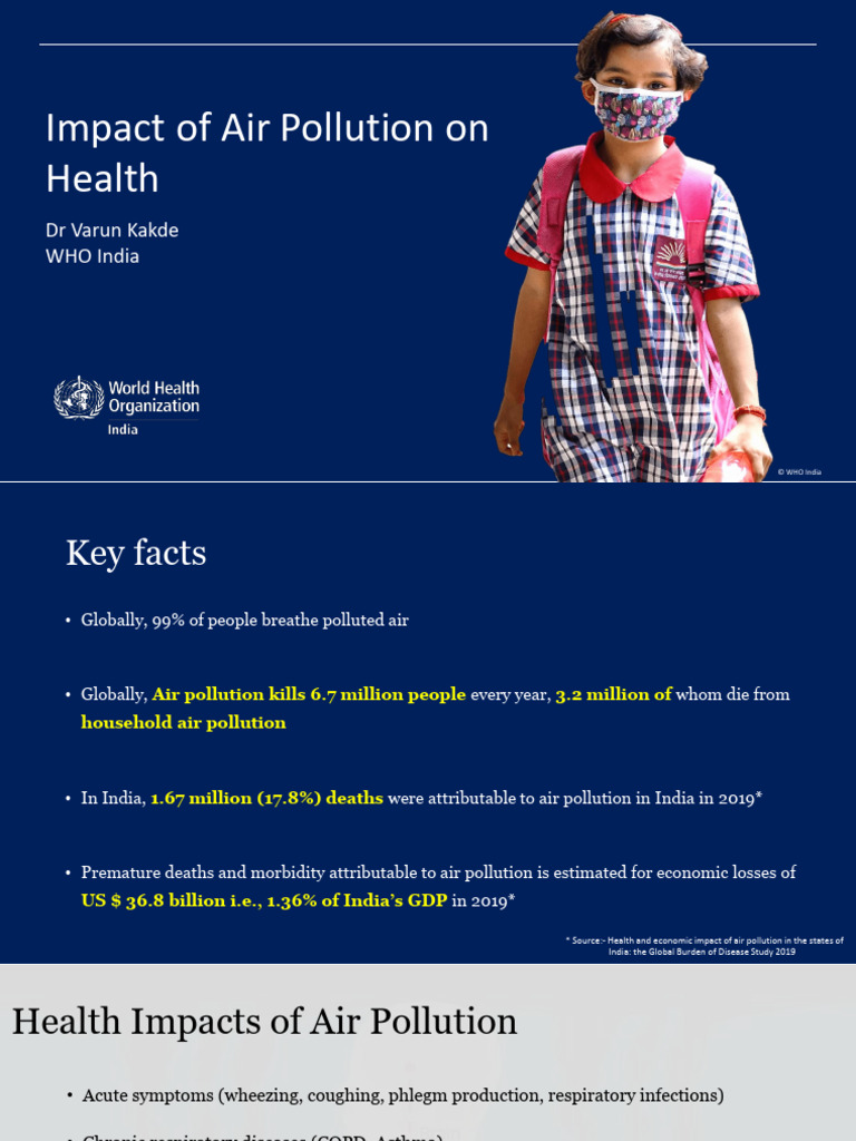 Health Effects of Air Pollution in India | PDF | Air Pollution ...