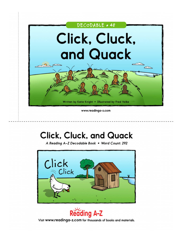Chuck the Cricket's Quacking Adventure | PDF | Science & Mathematics