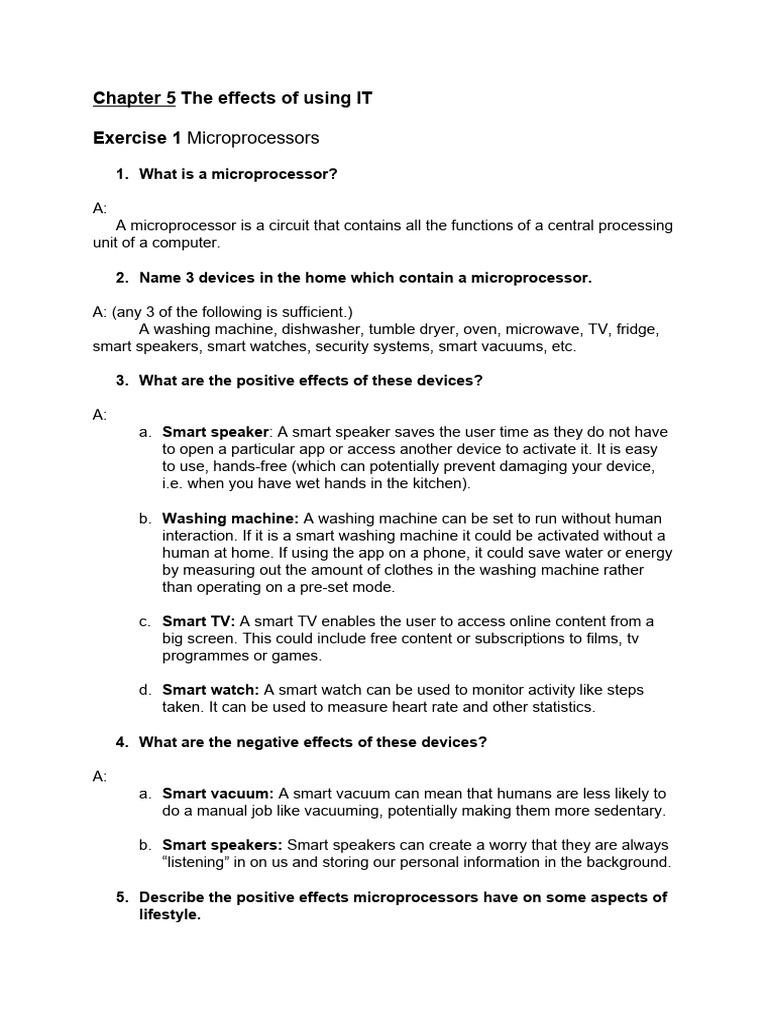 Ict WB Answers - c5 | PDF | Computing