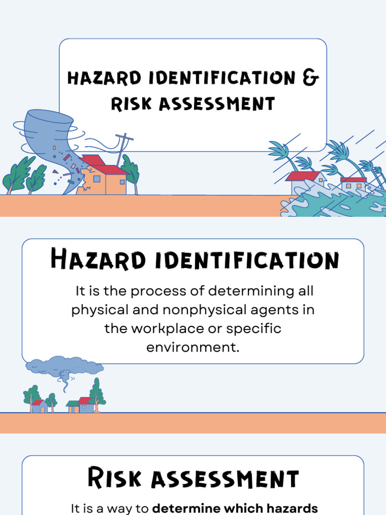 Hazard Identification and Risk Assessment | PDF