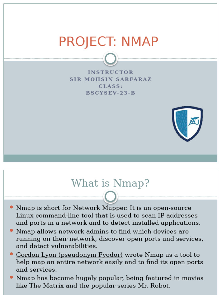 Nmap: Comprehensive Network Scanning Guide | PDF | Transmission Control ...