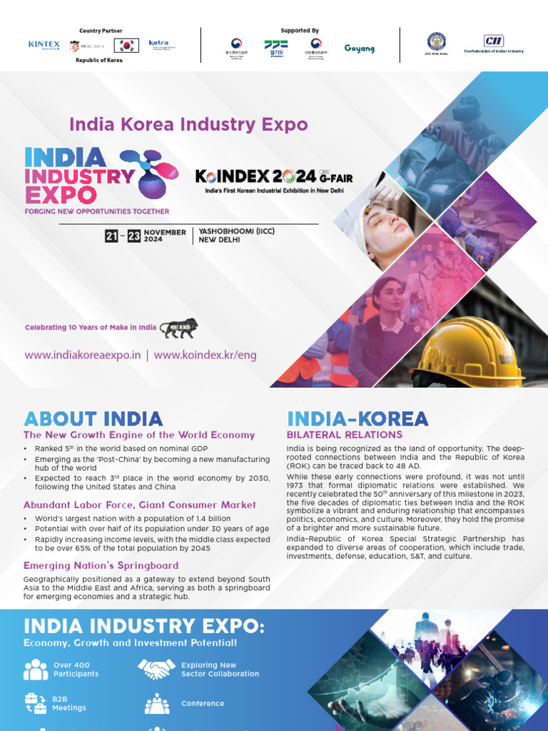 India Industry Brochure 11 10 2024 | PDF | South Korea | World Politics
