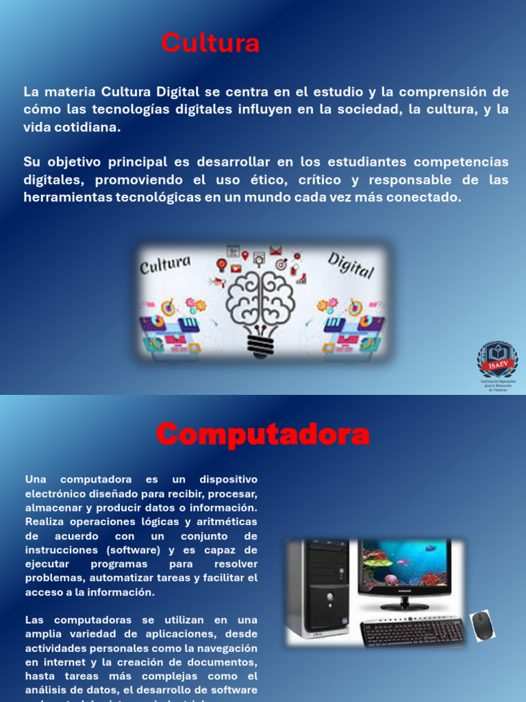 Impacto de la Cultura Digital en la Cotidianidad | PDF | Almacenamiento ...