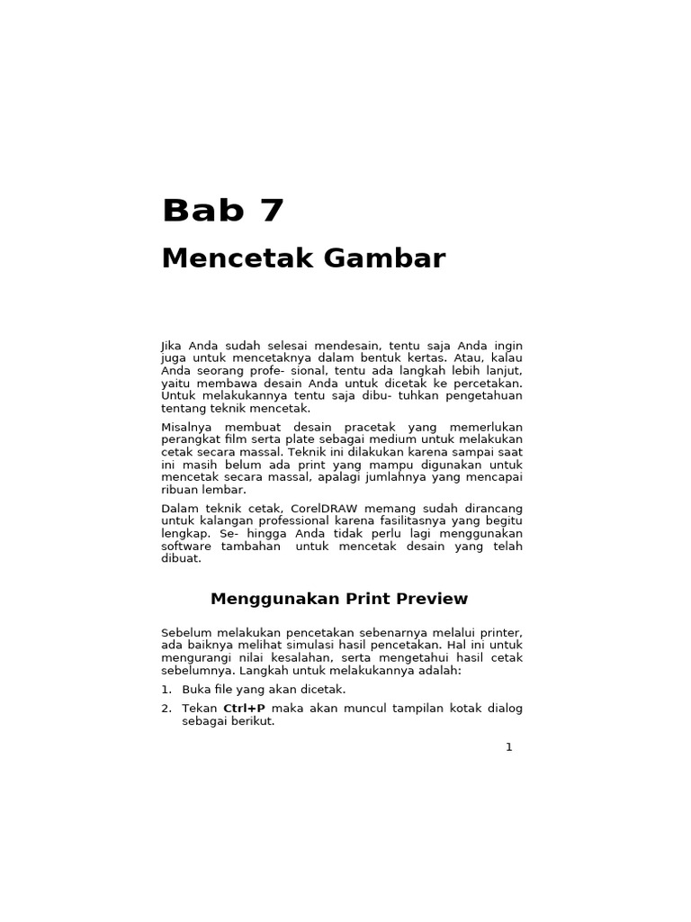 CorelDRAW Untuk Pemula | PDF