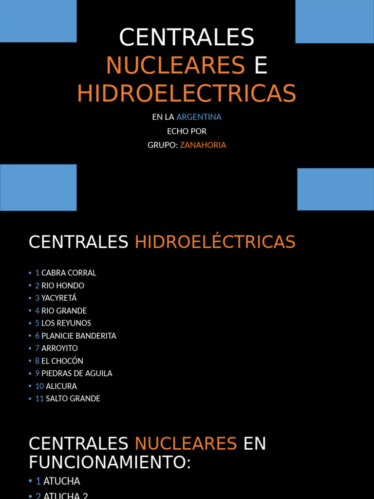 Centrales Nucleares e Hidroelectricas 1 | PDF