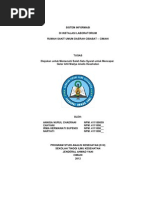 Download Sistem Informasi Laboratorium Patologi Klinik RSUD CIbabat  by Annisa Chaerani SN79592299 doc pdf