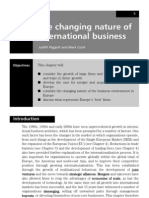 The Changing Nature of International Business: Growth, Deregulation, and Technology