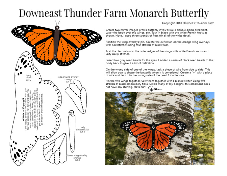 Monarch | PDF | Quilting | Textile Arts