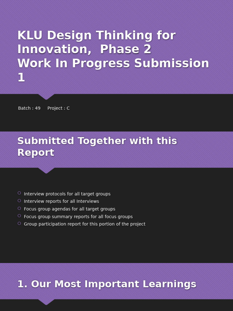 Design Thinking Phase 2 Insights | PDF | Wellness