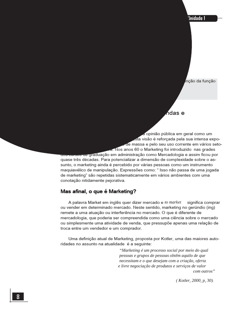 Fundamentos do Marketing e Mercados | PDF | Marketing | Marca