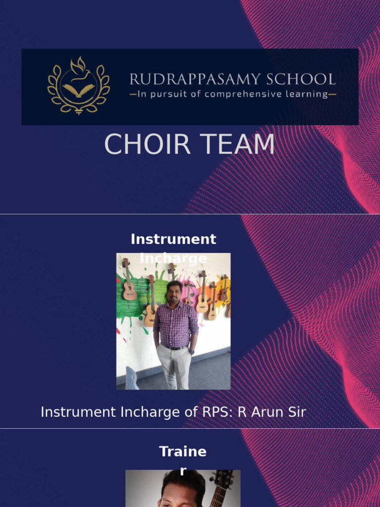 Choir Incharge | PDF