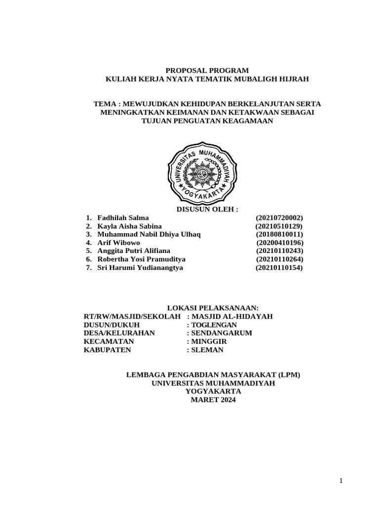 KKN Mubaligh Hijrah: Penguatan Keagamaan | PDF | Karier & Perkembangan ...