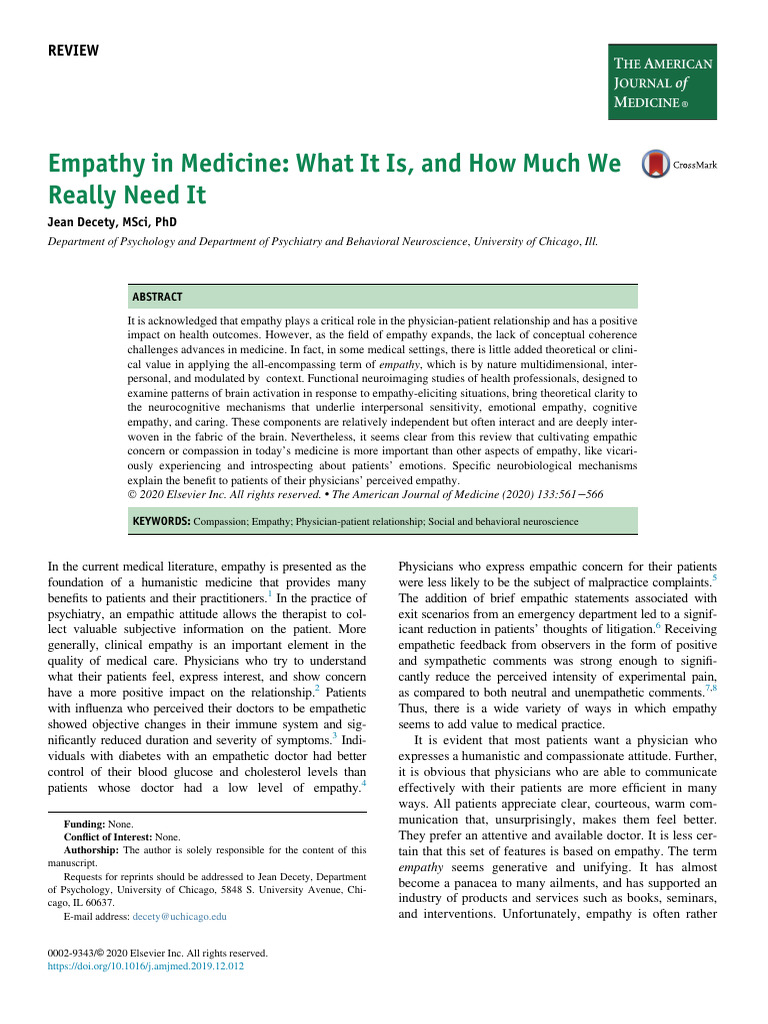 empati dalam kesehatan | PDF | Empathy | Emotions