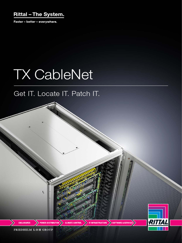 Rittal TX CableNet: Advanced Rack Solutions | PDF | Door | Manufactured ...