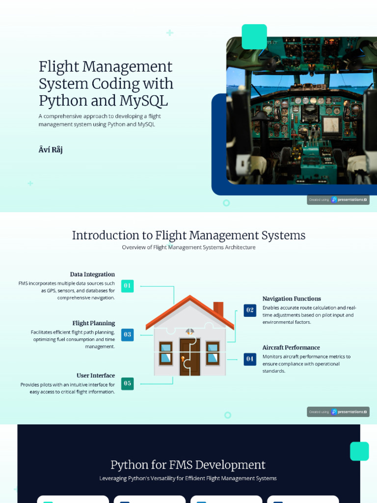 Flight Management System Coding With Python and MySQL | PDF