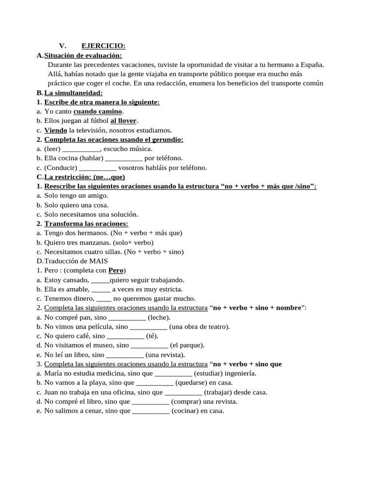 EJERCICIOleccion 5docx | PDF | Artes del Lenguaje y Comunicación
