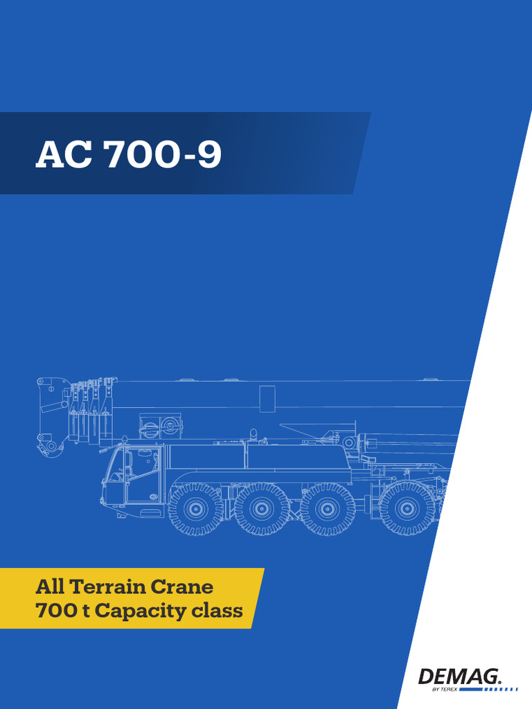 Especificações do Guindaste AC 700-9 | PDF | Bens manufaturados