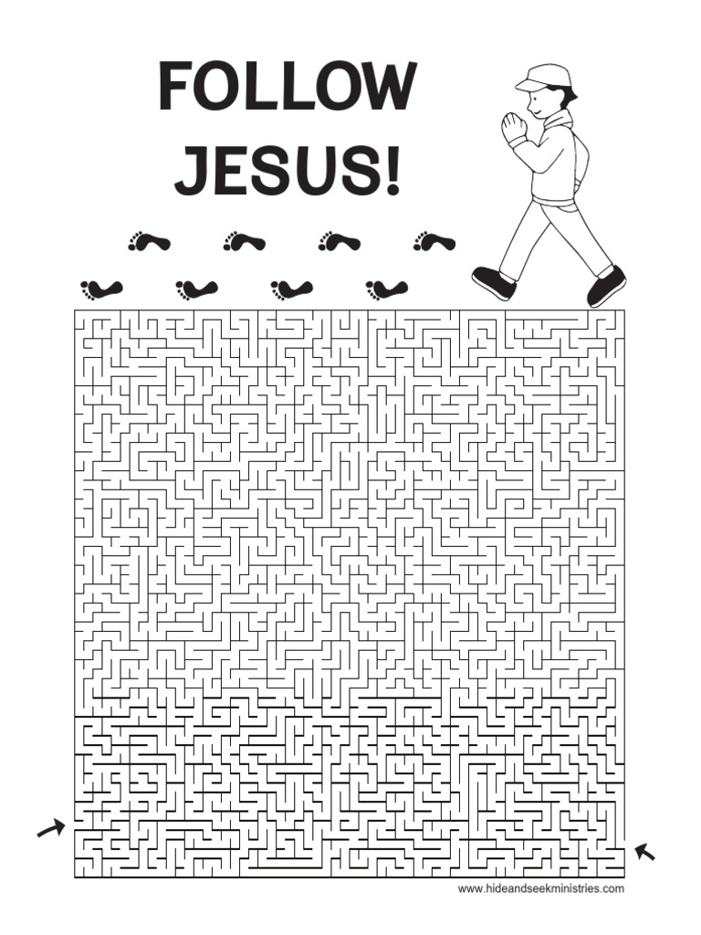 Follow Jesus Maze | PDF