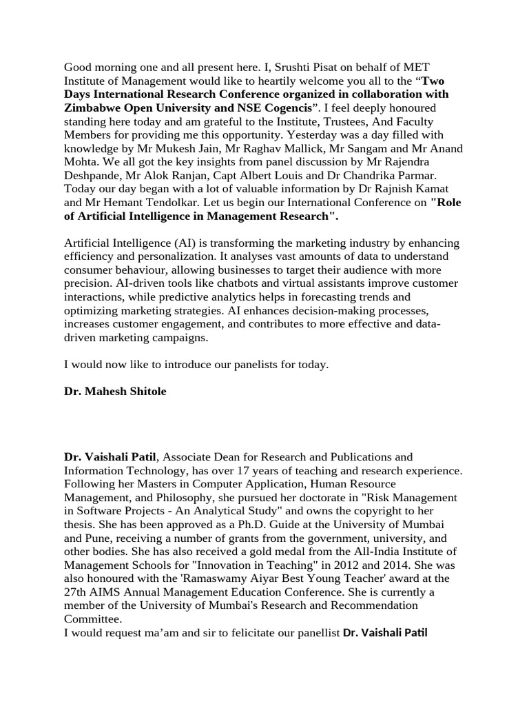 AI in Marketing Script Moc | PDF | Artificial Intelligence ...