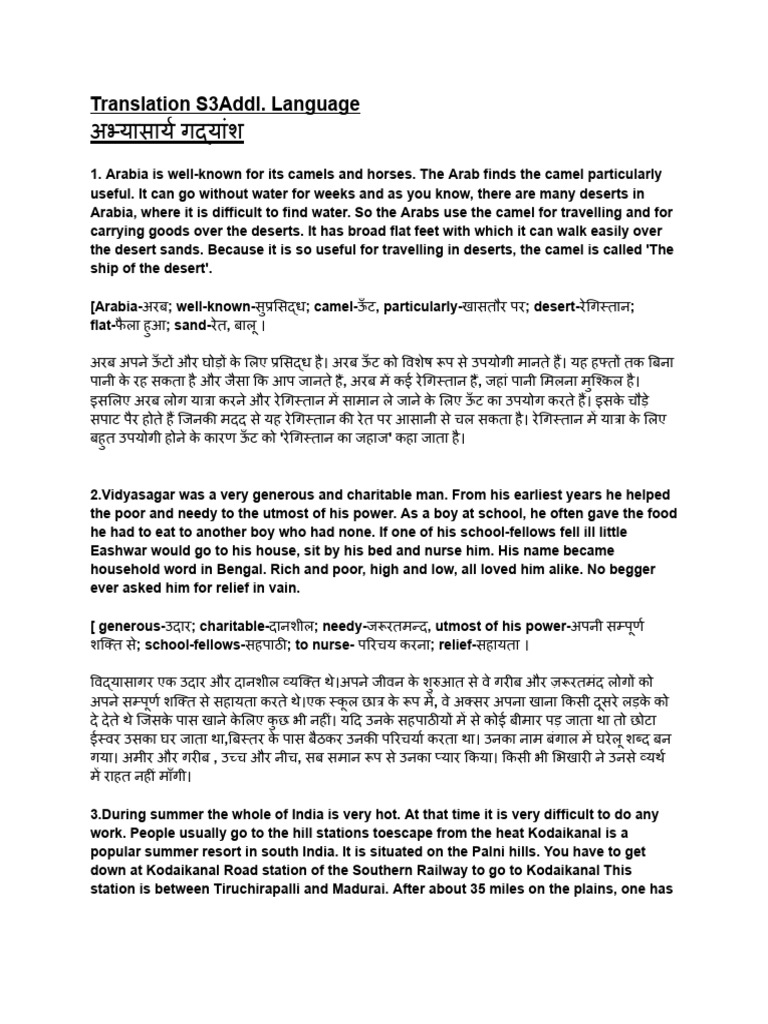 S3 Translation | PDF