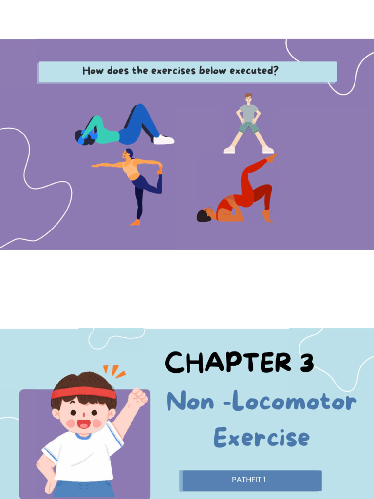 Non-Locomotor Movements | PDF | Clinical Medicine | Physical Exercise