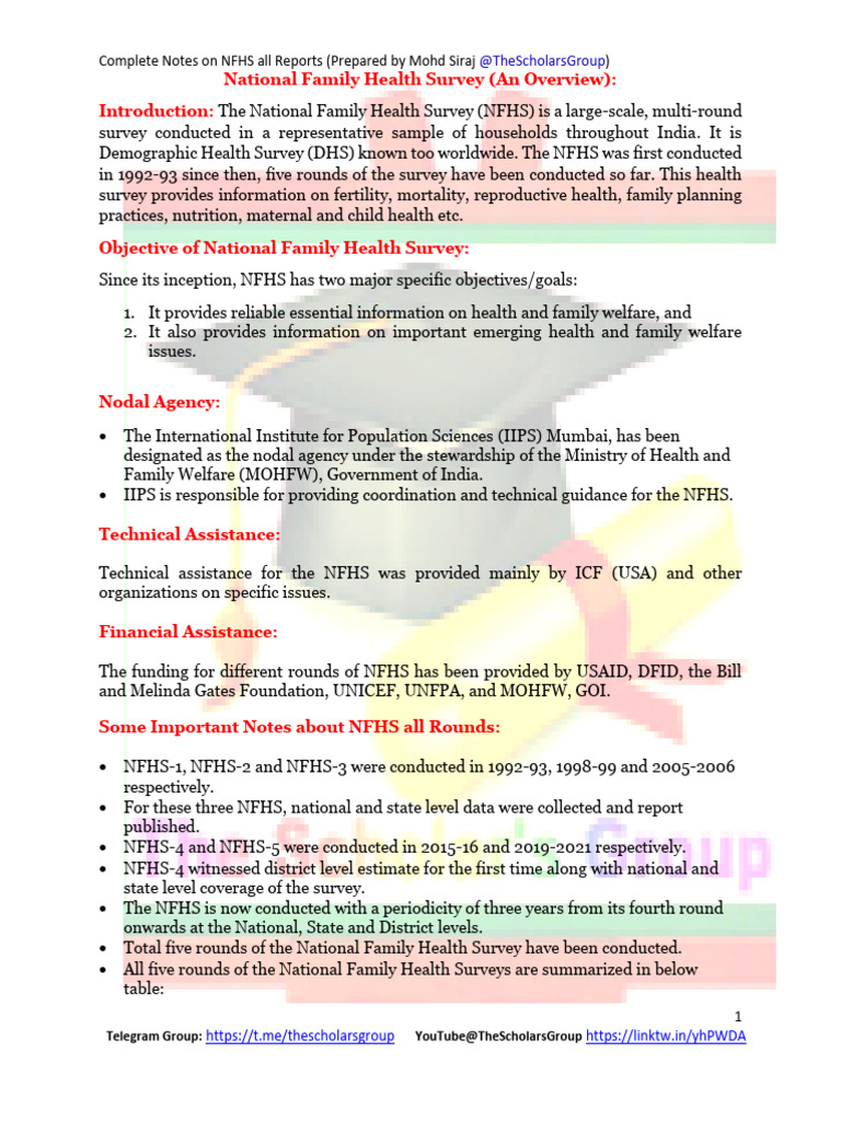 NFHS-5 Overview and Key Findings | PDF | Public Health