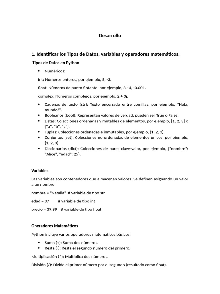 Trabajo Individual Python | PDF | Métodos y materiales de enseñanza ...