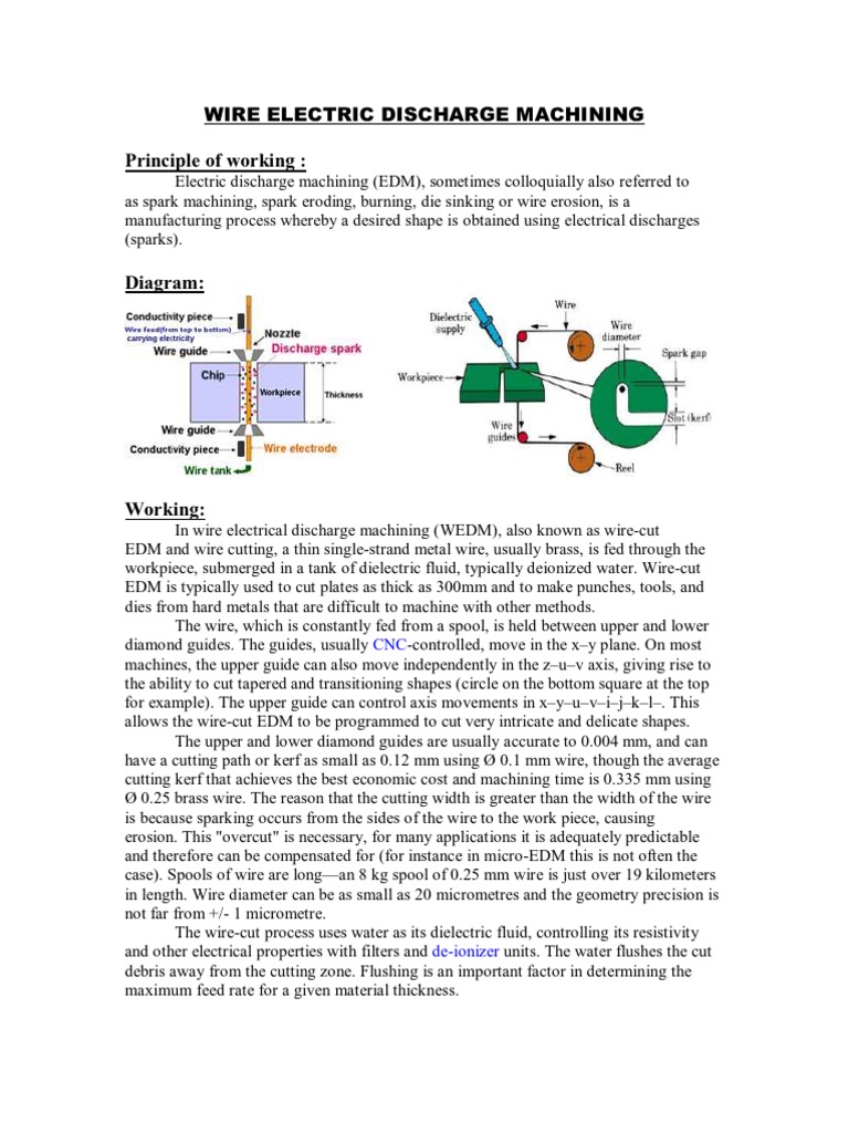 EDM Machine Diagrams and Overview | PDF | Building Engineering | Machining