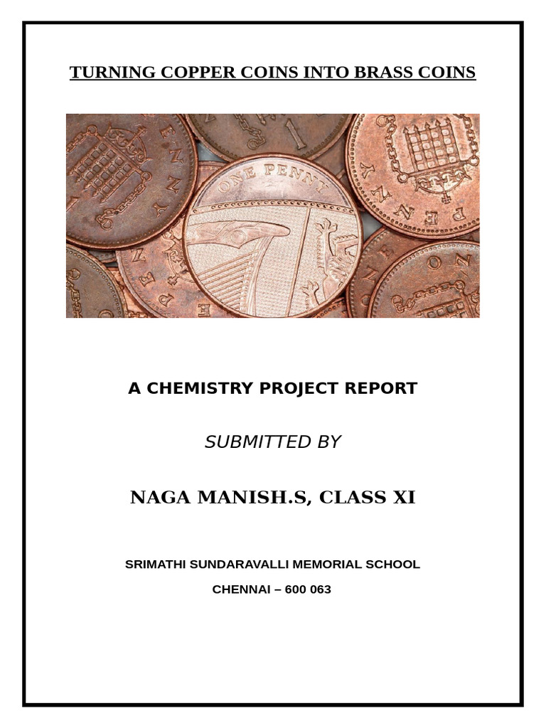 Cover Page Copper To Brass | PDF | Brass | Zinc