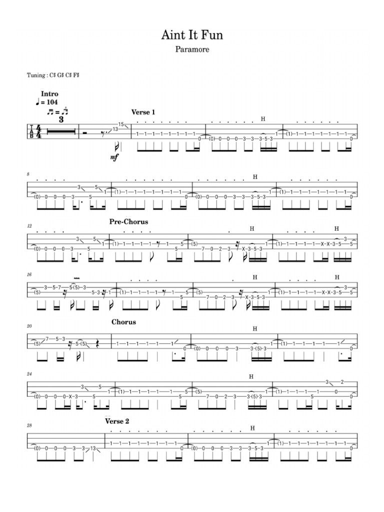 Tabs & Chords | PDF