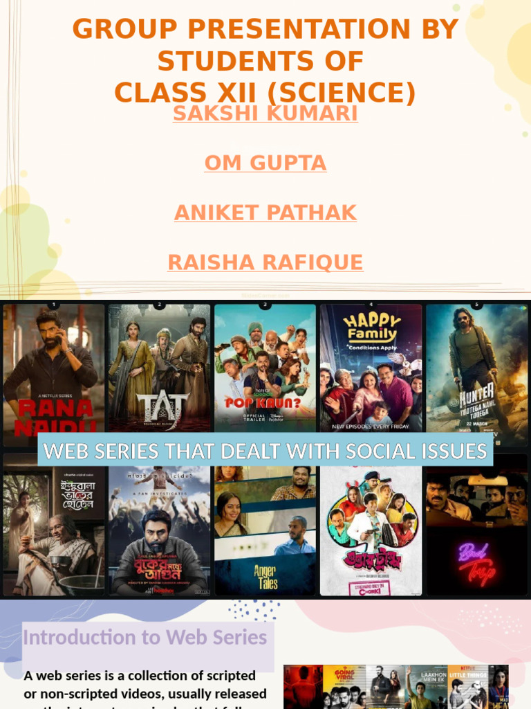 Social Issues in Indian Web Series | PDF