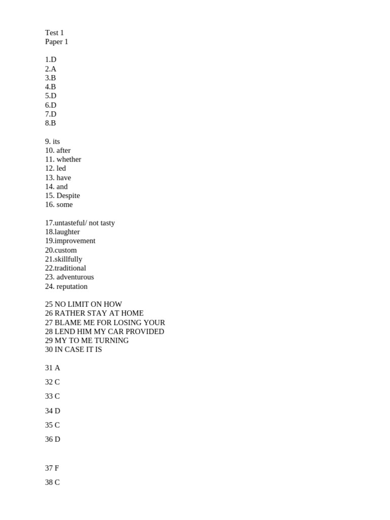 FCE Reading | PDF