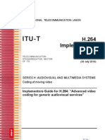 Itu-T: H.264 Implementors' Guide