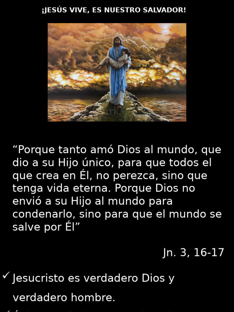 Tema 2 Jesus Vive Es Nuestro Salvador | PDF | Política | Religión y ...