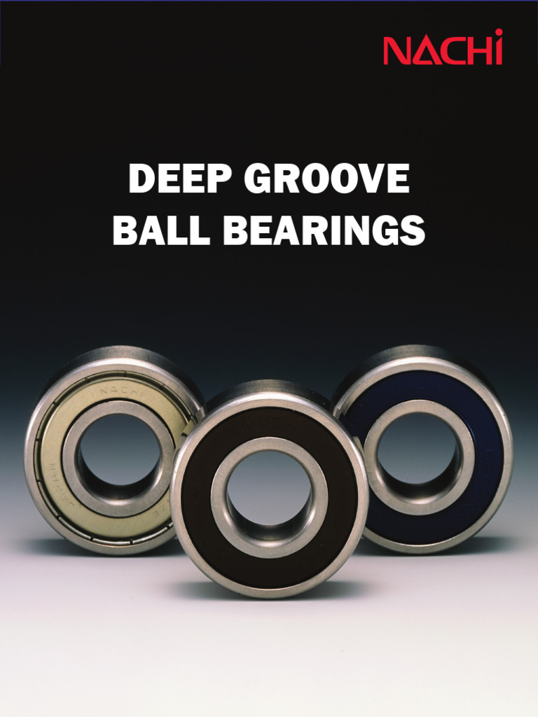 Deep Groove Ball Bearings Overview | PDF | Bearing (Mechanical ...