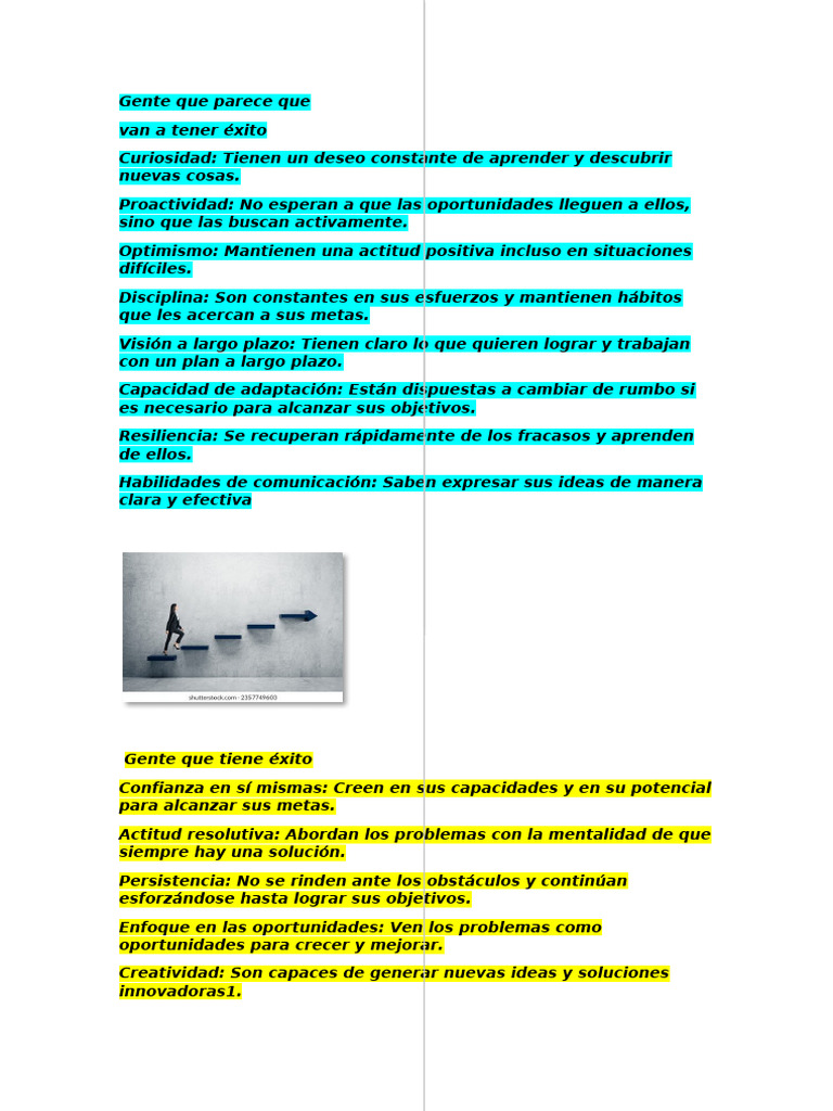 Claves del Éxito Personal y Profesional | PDF | Creatividad | Cognición