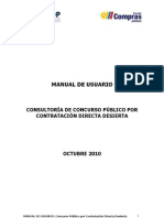 Manual Consultoria de Concurso Publico Por Contratacion Directa Desierta