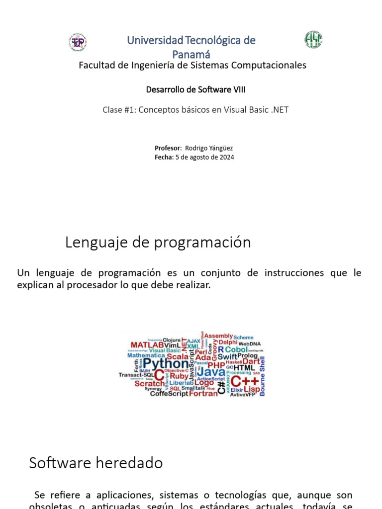 Clase #1 Conceptos Basicos de Visual Basic | PDF | Software | Scada