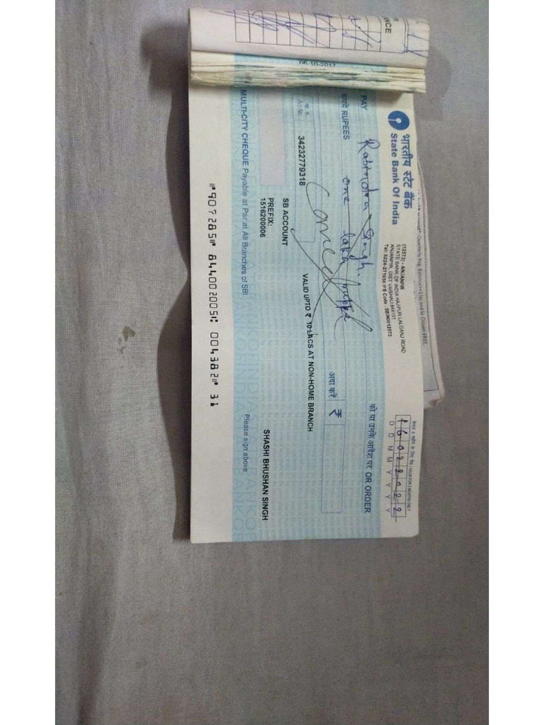 Cancel Cheque | PDF