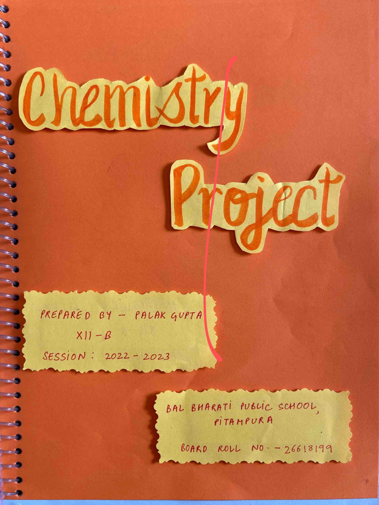 Chemistry Project | PDF