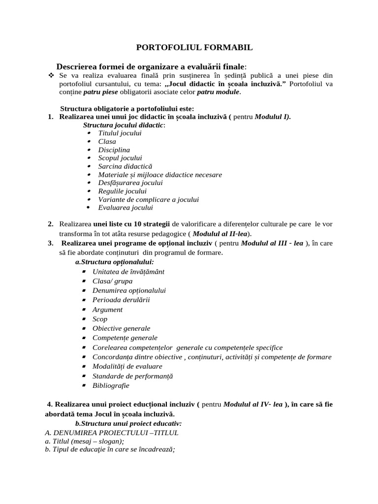 Portofoliu | PDF