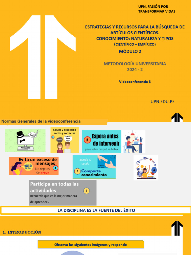 Semana 3 Modulo 2 Pdf Publicación Académica Conocimiento