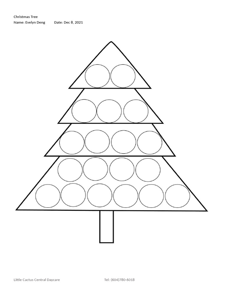 Christmas tree pdf