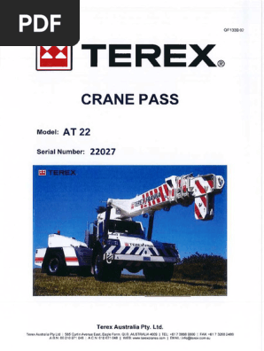 CP022027 | PDF | Crane (Machine) | Buckling