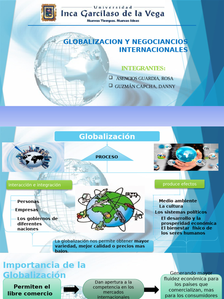 Impacto de la Globalización en Negocios | PDF | Globalización | Comercio