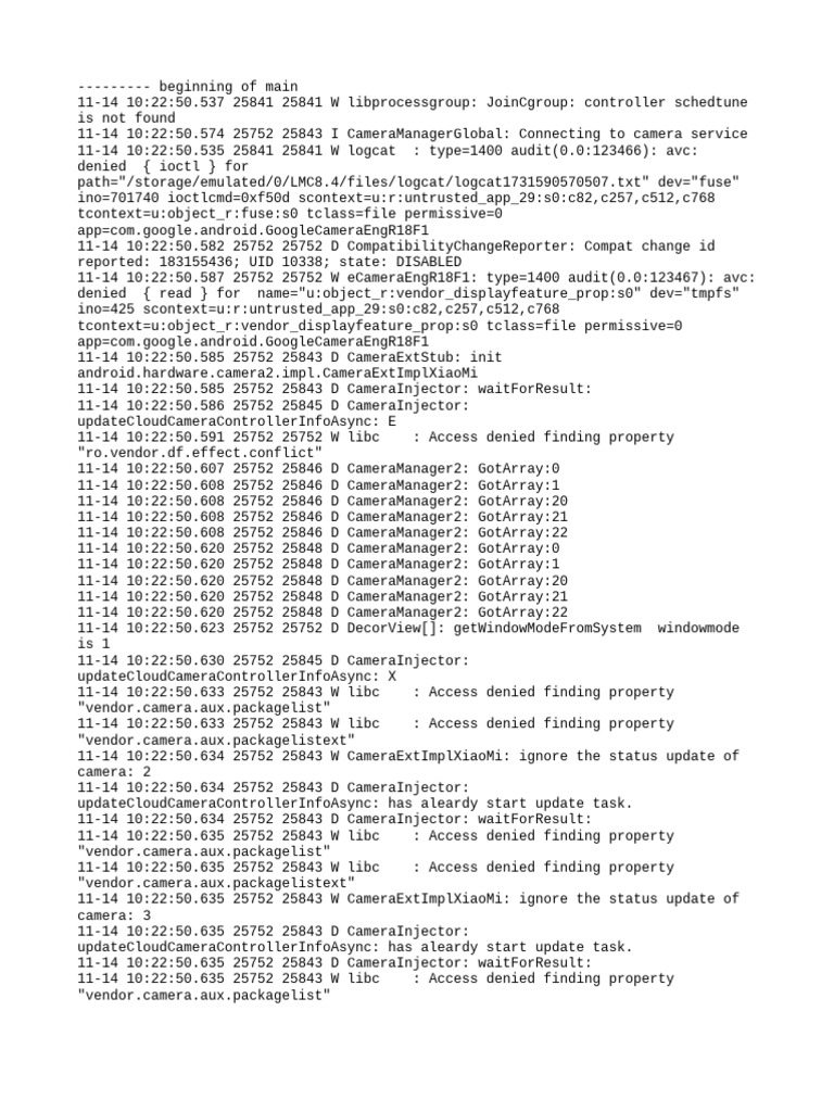 Logcat 1731590570507 | PDF | Software | Computing